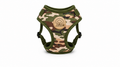 Military Camouflage Dog Harness Vest with Adjustable Straps and Soft Breathable Fit