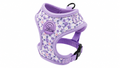Floral Pet Harness Vest with Soft Adjustable Fit for Small Dogs and Cats
